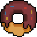 Doughnut Chocolate Flat