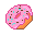 Sprinkled Strawberry Donut